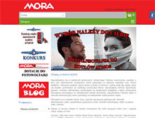 Tablet Screenshot of mora.com.pl
