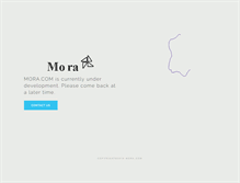 Tablet Screenshot of mora.com